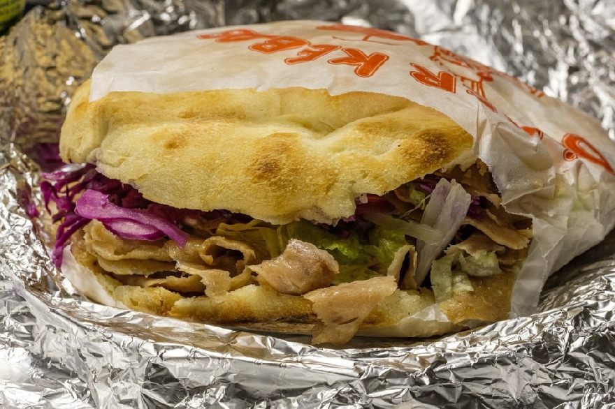 Delicious doner as sold at the best doner joints in Edinburgh.