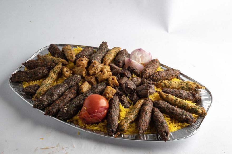 Delicious kebab like you get at the best kebab restaurants in Mississauga, Canada.